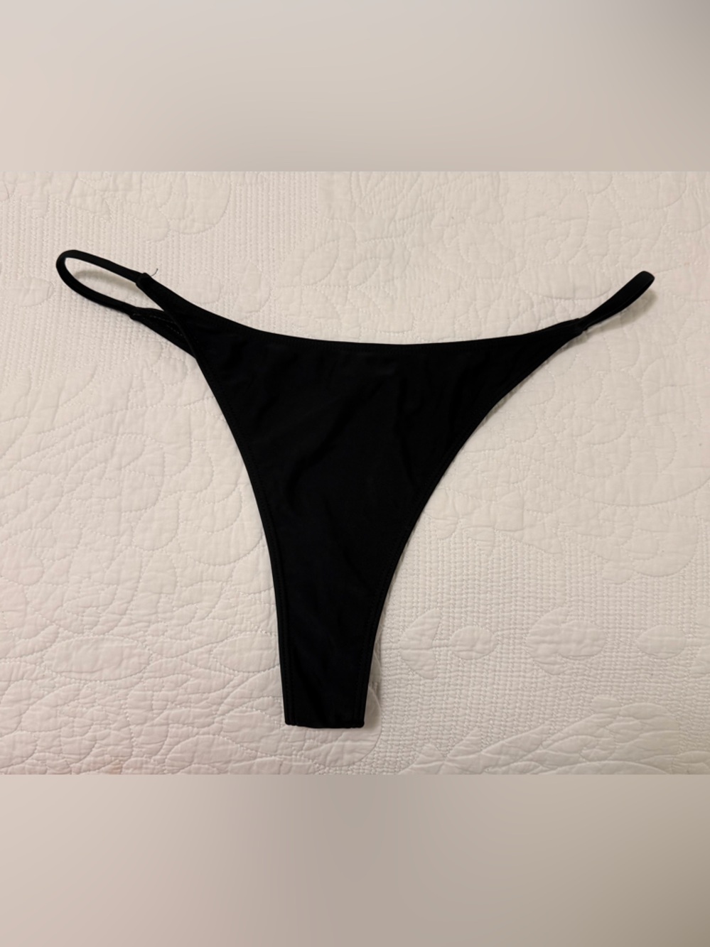Black Minimal Bikini Bottom